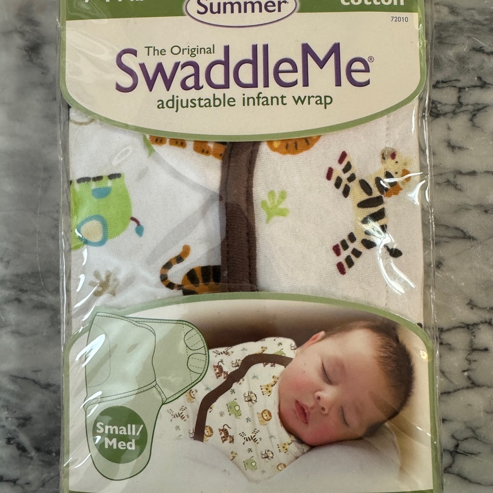 SwaddleMe Infant Wrap 100% Cotton, Adjustable, 7-14lbs